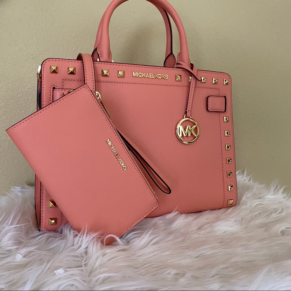 New Michael Kors medium rayne satchel & wallet - Picture 4 of 16